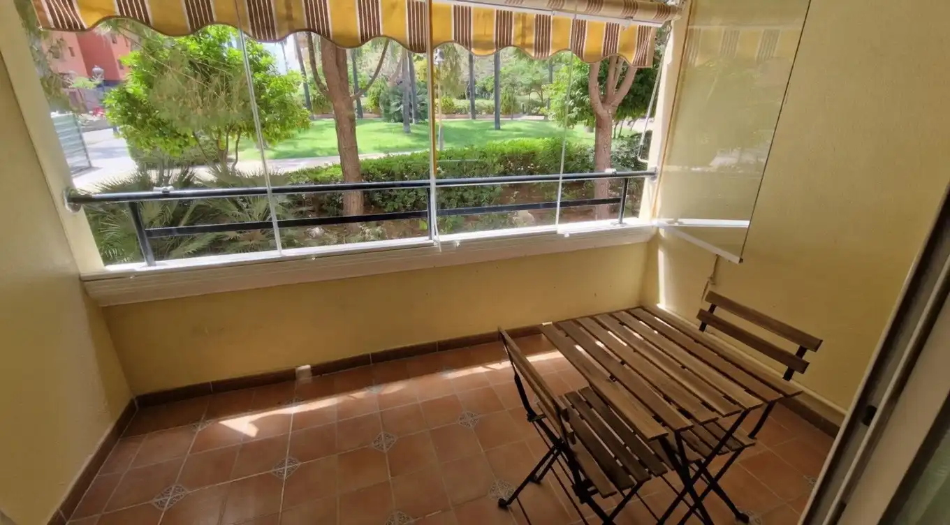 Terrasse von Wohnungen zum Verkauf in Estepona mit Terrasse und Abstellraum