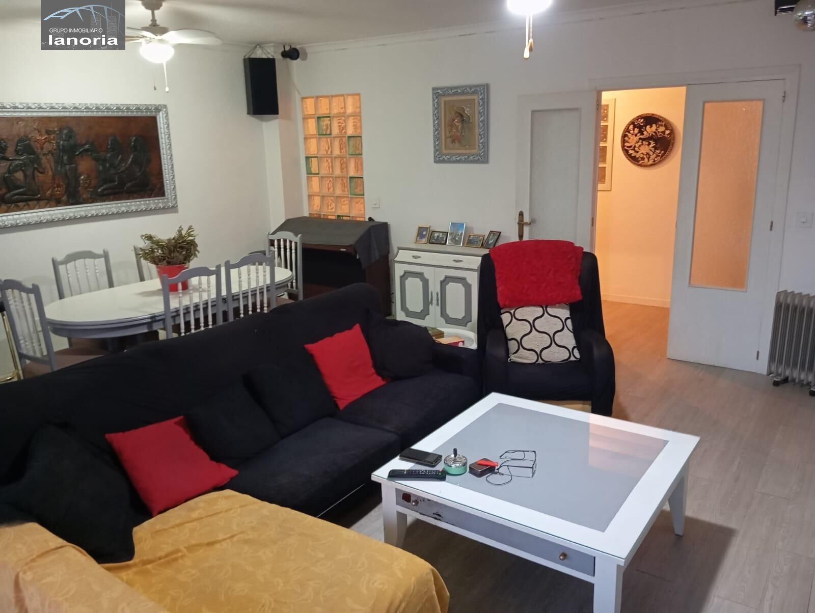 Living room of Flat for sale in  Albacete Capital  with Heating, Terrace and Balcony