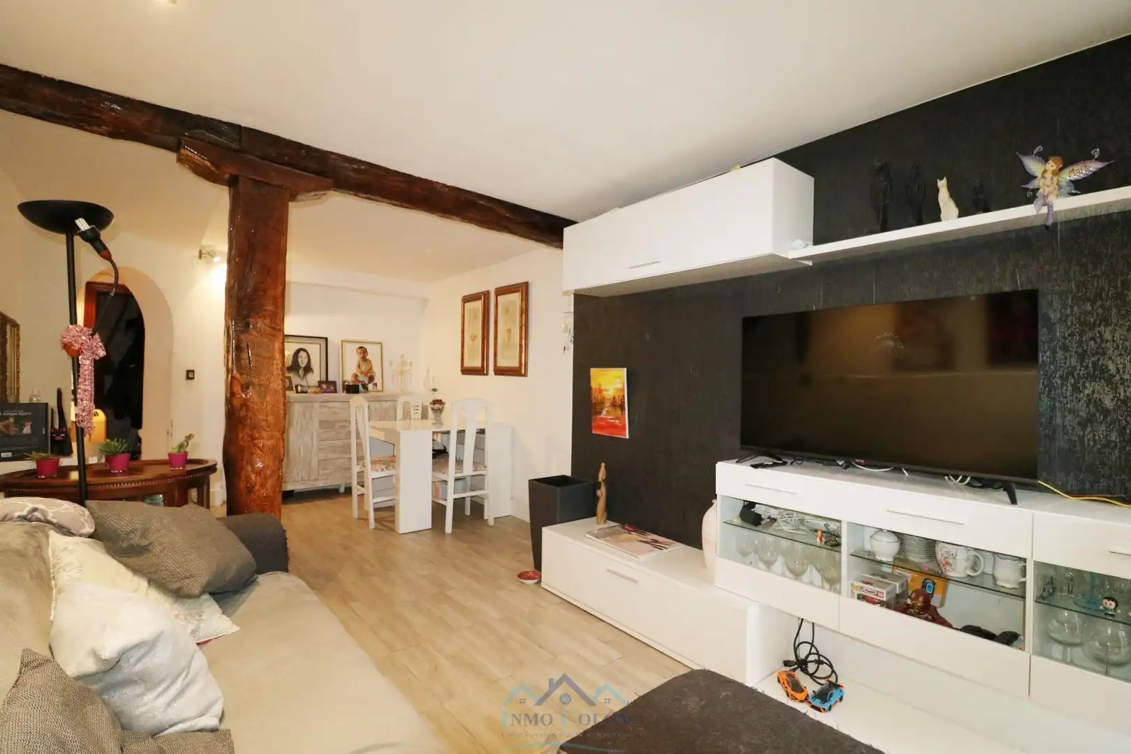 Living room of Flat for sale in Irun   with Heating, Parquet flooring and Balcony