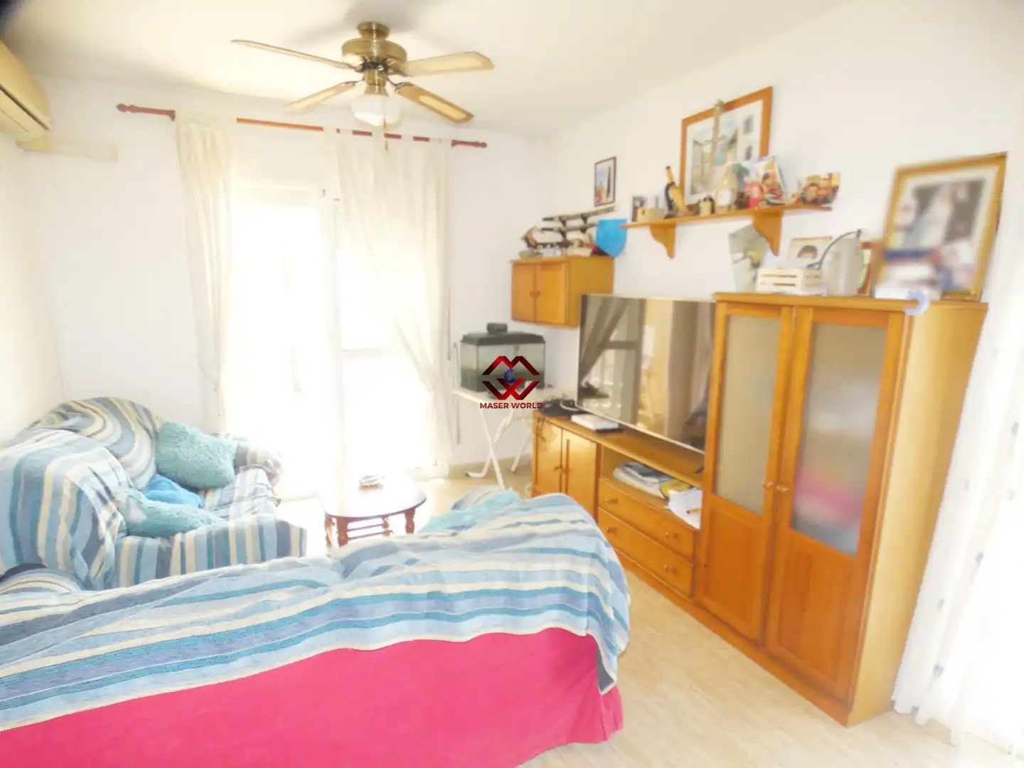 Dormitori de Apartament en venda en Mazarrón amb Aire condicionat, Traster i Moblat