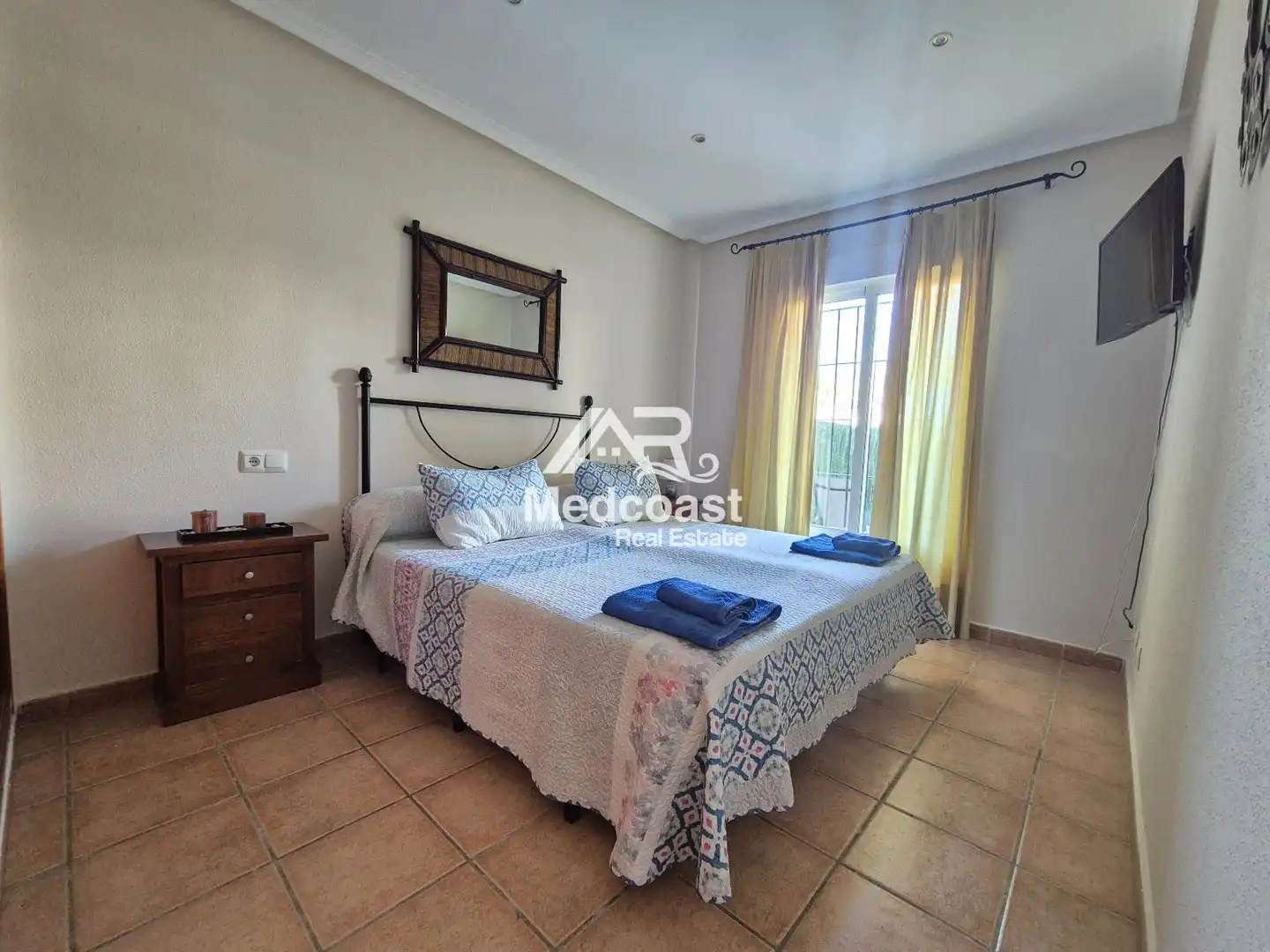 Schlafzimmer von Wohnung zum Verkauf in Vera mit Klimaanlage, Terrasse und Schwimmbad