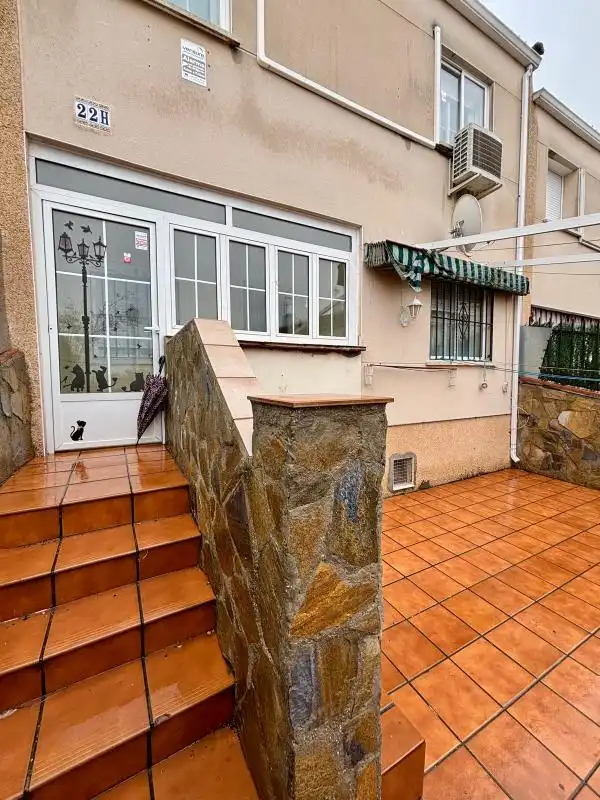 Terraza de Casa adosada en venta en Fuentidueña de Tajo con Aire acondicionado, Calefacción y Jardín privado