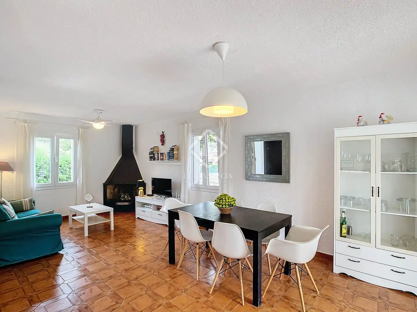 Sala de estar de Casa o chalet en venta en Santanyí con Jardín privado, Terraza y Piscina