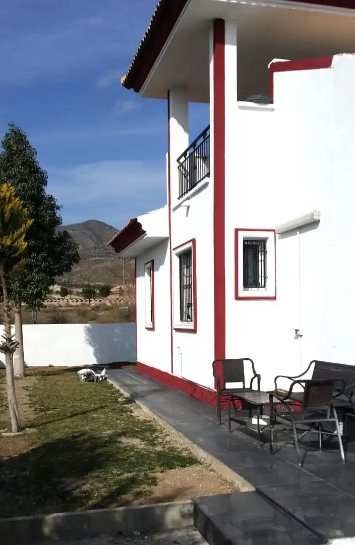 Außenansicht von Haus oder Chalet zum Verkauf in Lorca mit Klimaanlage, Privatgarten und Terrasse