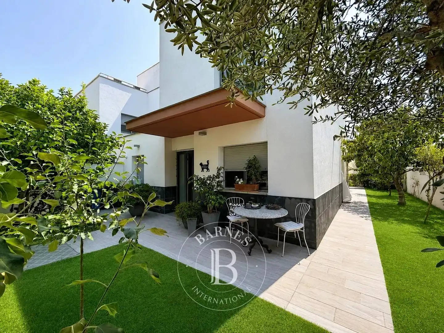 Terraza de Casa adosada en venta en Mataró con Aire acondicionado, Calefacción y Jardín privado