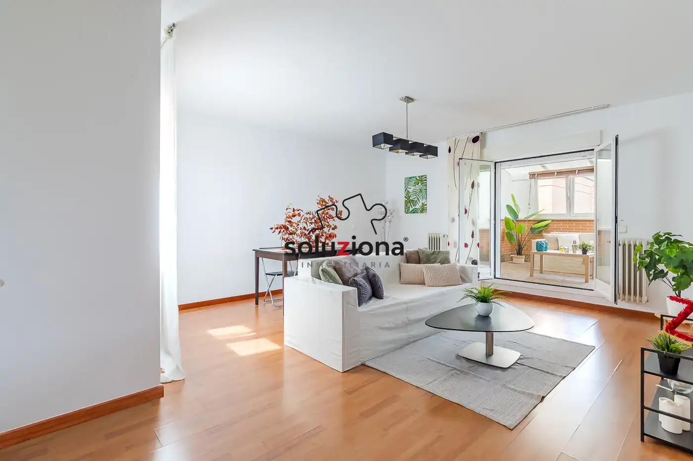 Living room of Attic for sale in Getafe  with Air Conditioner, Heating and Parquet flooring
