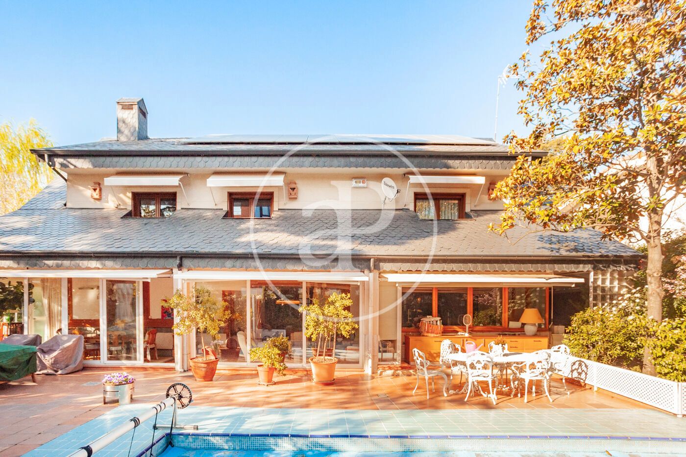 Terrace of Houses for sale in Pozuelo de Alarcón  with Air Conditioner, Heating and Private garden