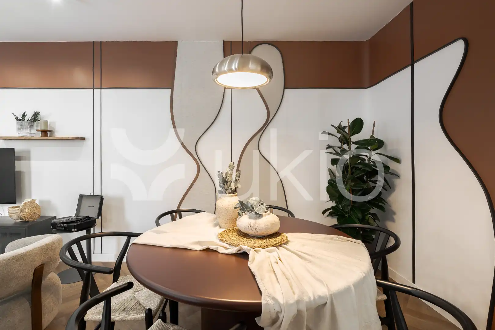 Dining room of Apartments for rent in Madrid  with Air Conditioner, Heating and Furnished