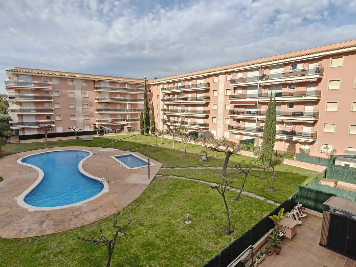 Piscina de Apartament en venda en Calonge i Sant Antoni amb Aire condicionat, Terrassa i Moblat