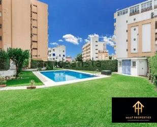 Exterior view of Flat to rent in Benalmádena  with Air Conditioner, Private garden and Swimming Pool