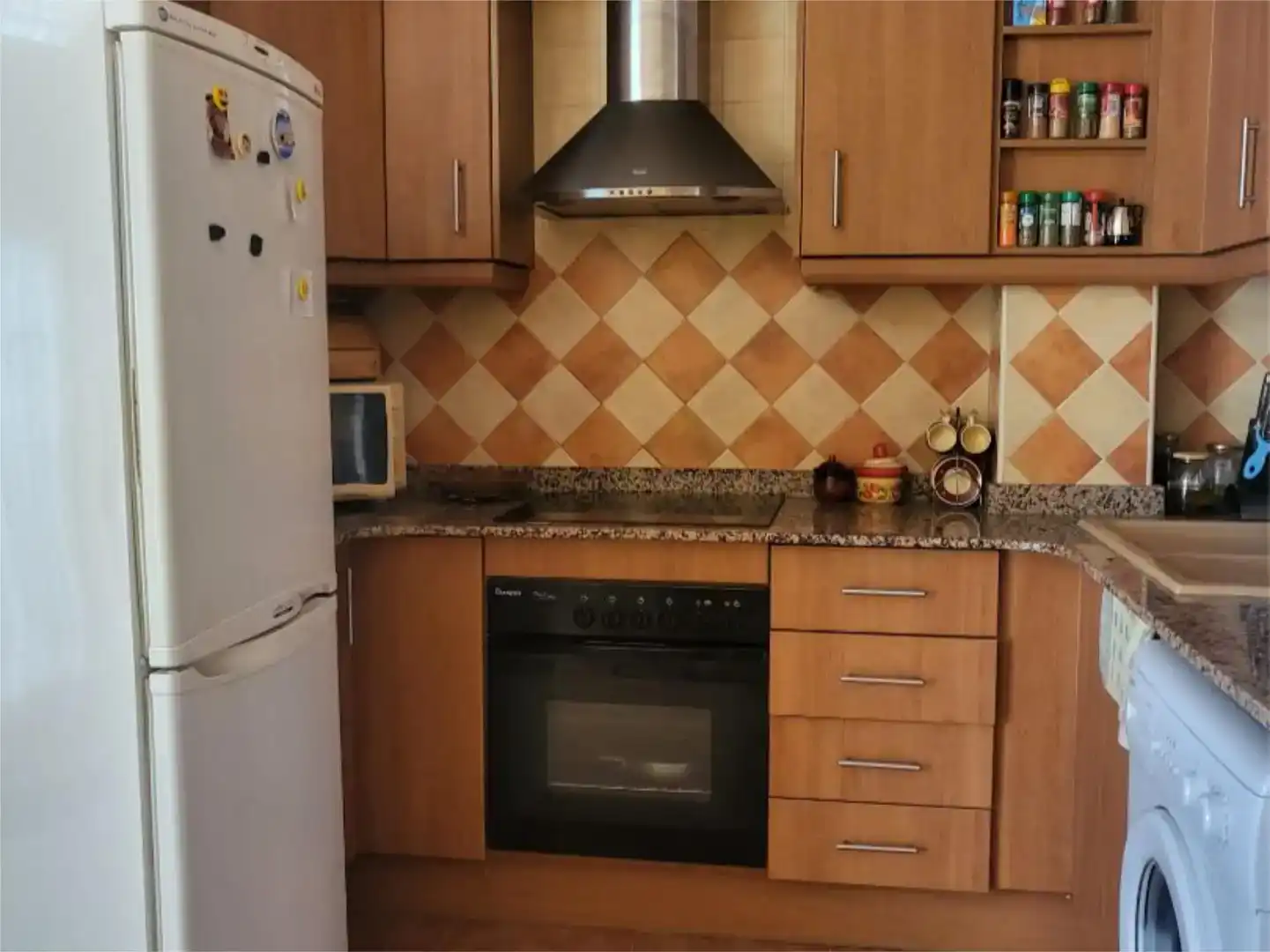 Cocina de Casa adosada en venta en Real con Trastero y Balcón