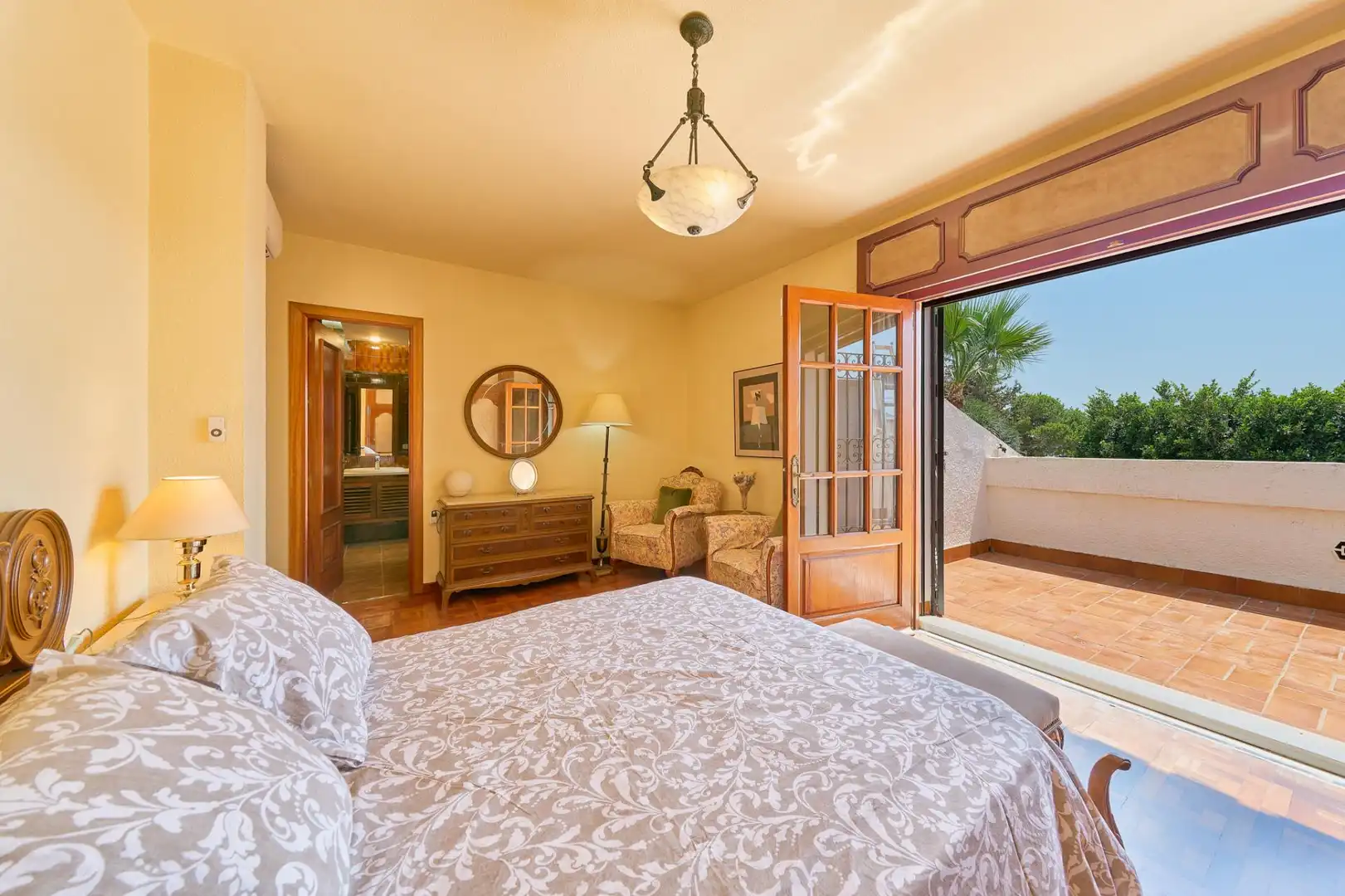 Bedroom of Houses for rent in Málaga  with Air Conditioner, Heating and Private garden