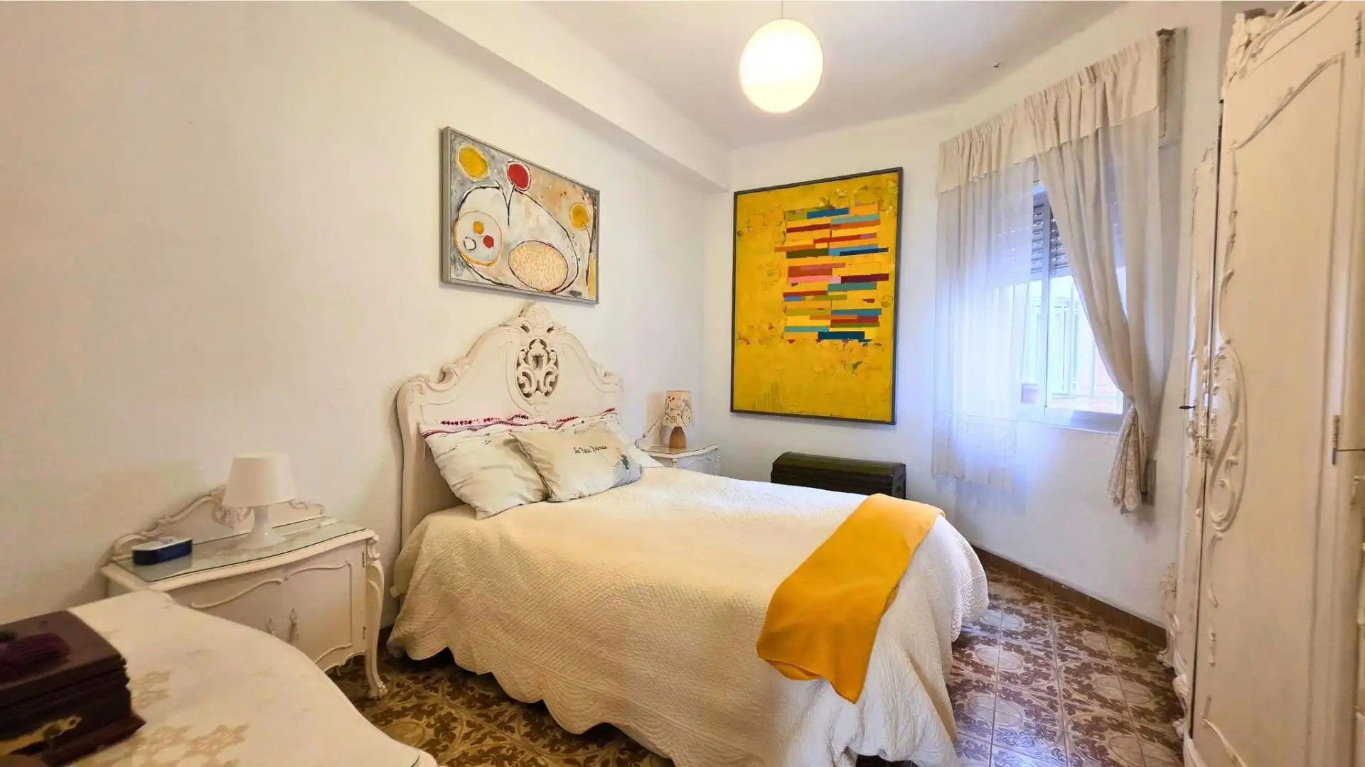 Bedroom of Flat for sale in Almería  with Air Conditioner, Private garden and Balcony