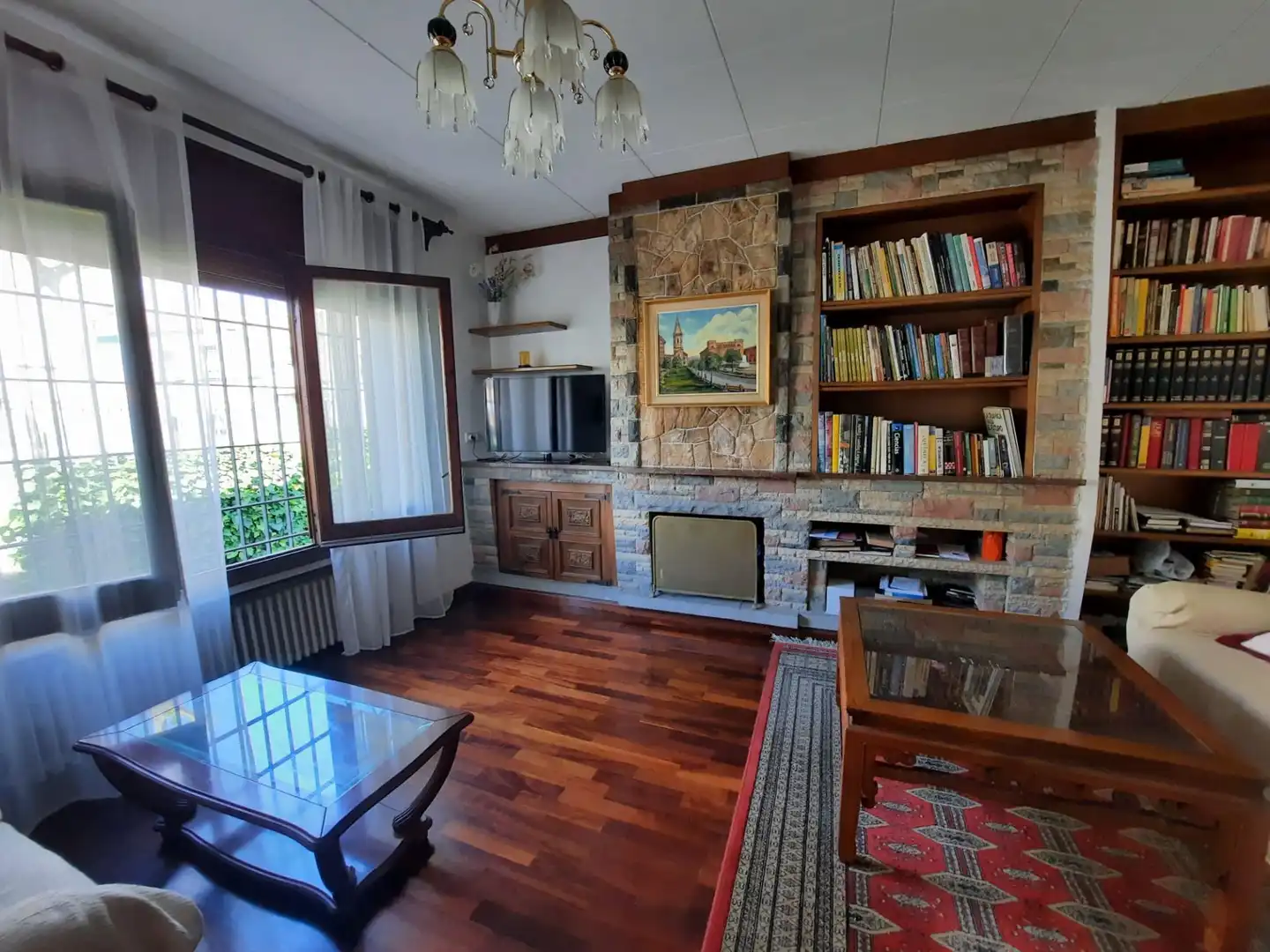 Wohnzimmer von Haus oder Chalet zum Verkauf in El Masnou mit Klimaanlage, Heizung und Privatgarten