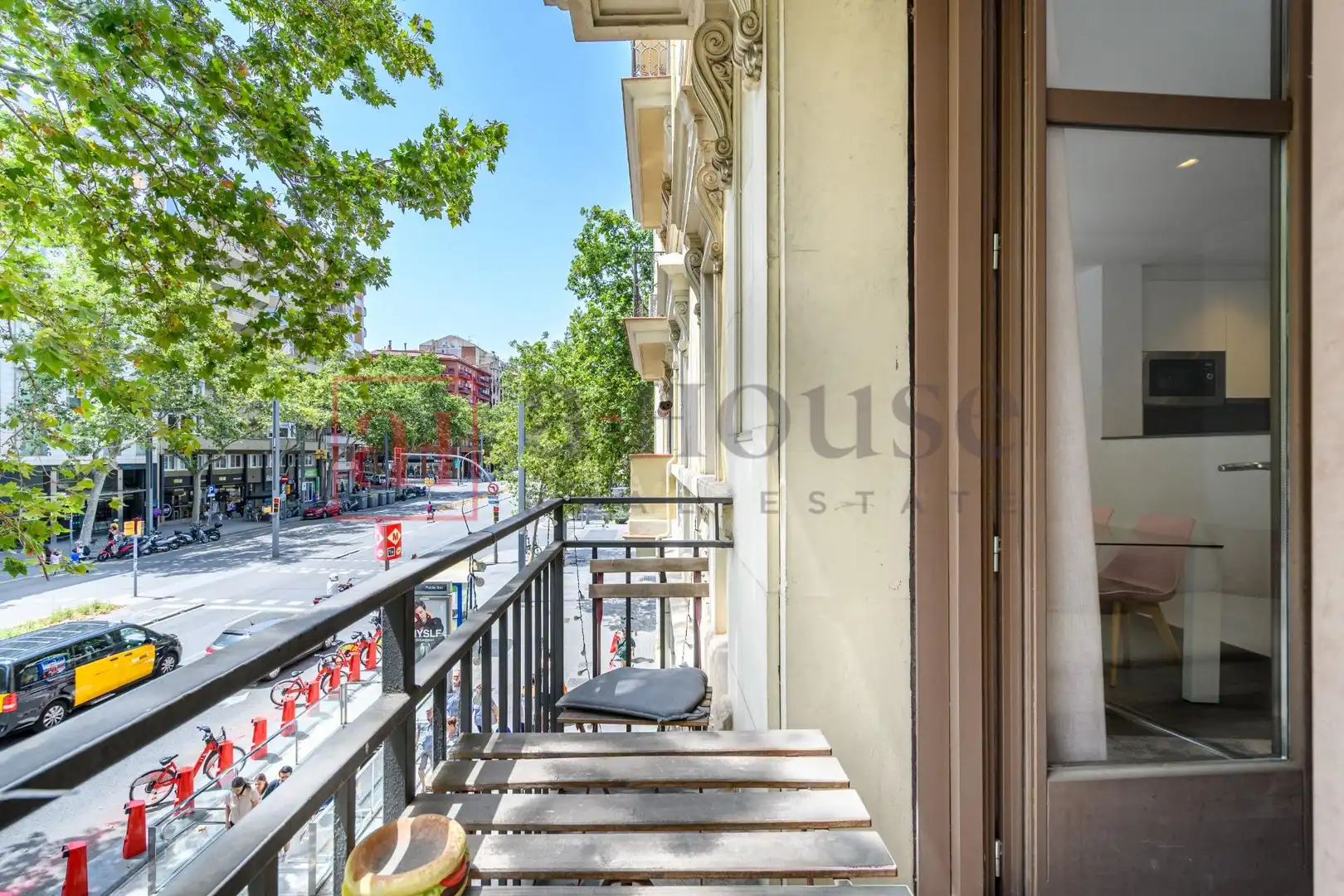 Balcony of Flat for sale in Barcelona  with Air Conditioner, Heating and Parquet flooring