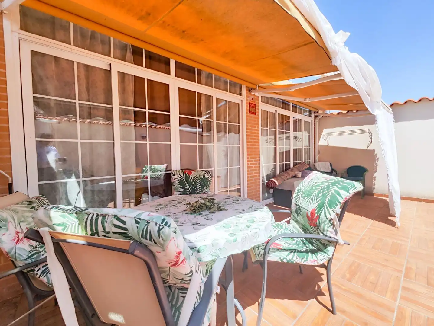 Terraza de Casa o chalet en venta en Argamasilla de Calatrava con Aire acondicionado, Calefacción y Amueblado