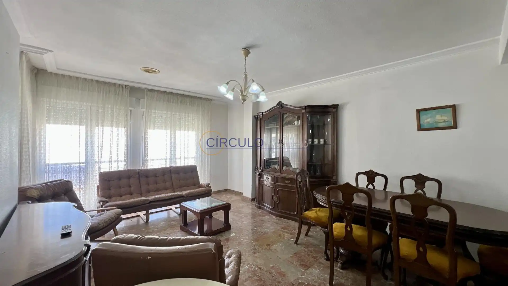 Living room of Flat for sale in Lorca  with Air Conditioner, Terrace and Storage room