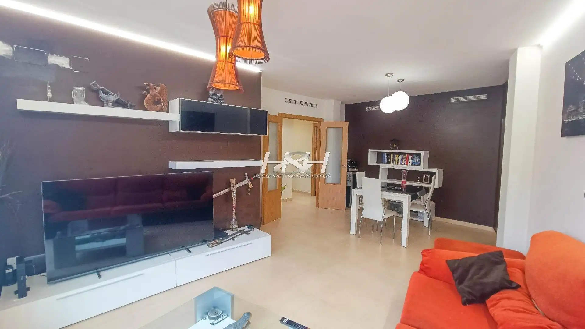 Sala de estar de Piso en venta en Benaguasil con Aire acondicionado, Calefacción y Terraza