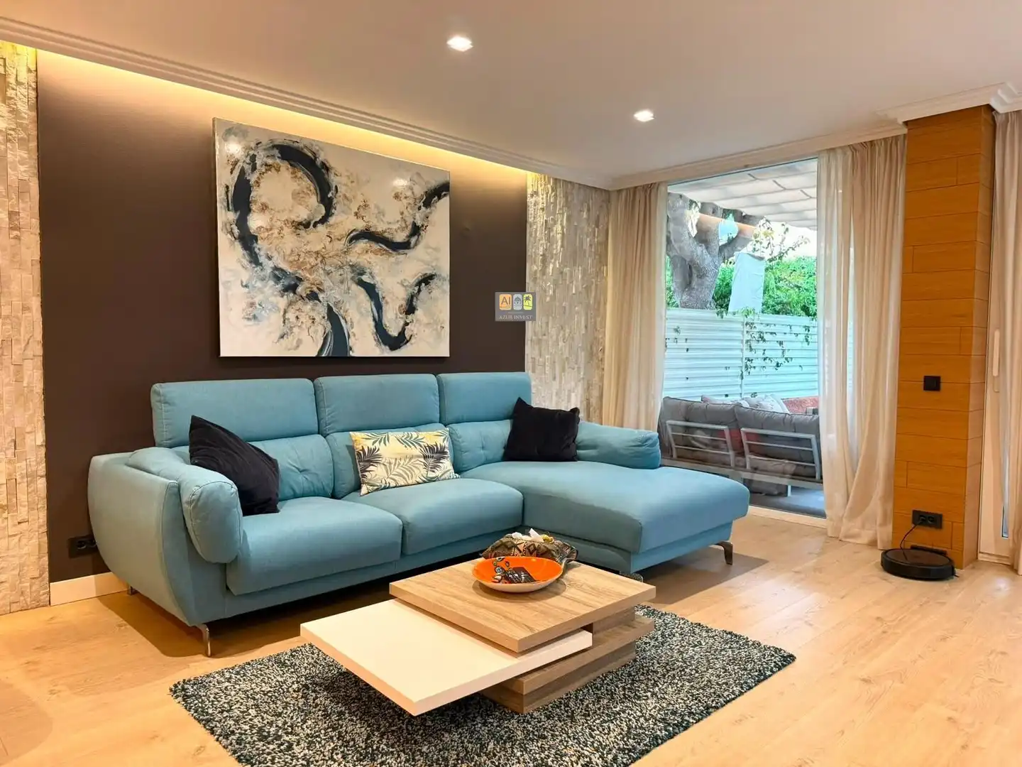 Living room of Detached homes for rent in Sant Joan d'Alacant  with Air Conditioner, Heating and Private garden