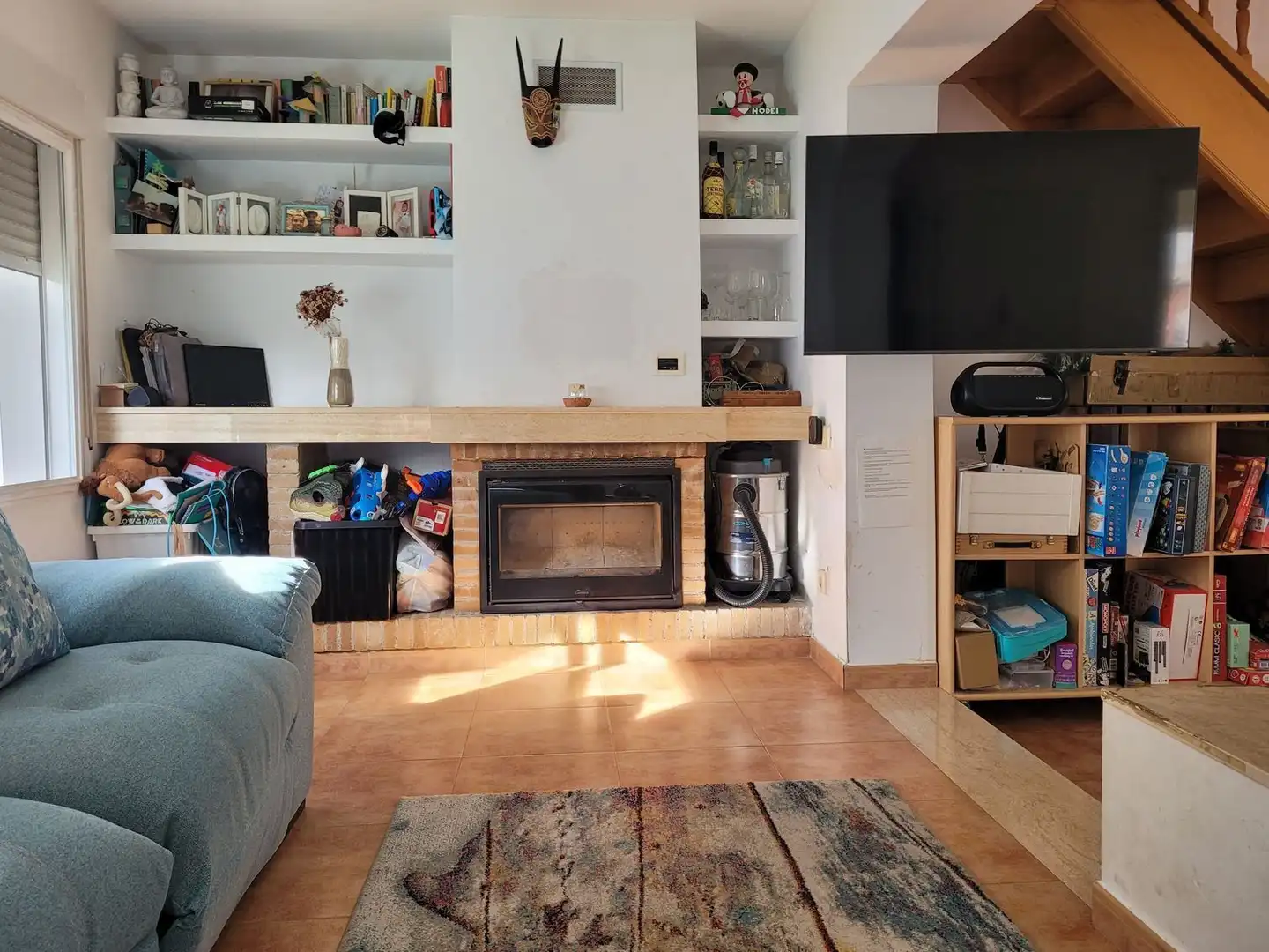 Sala d'estar de Casa o xalet en venda en Benicasim / Benicàssim amb Aire condicionat, Jardí privat i Terrassa