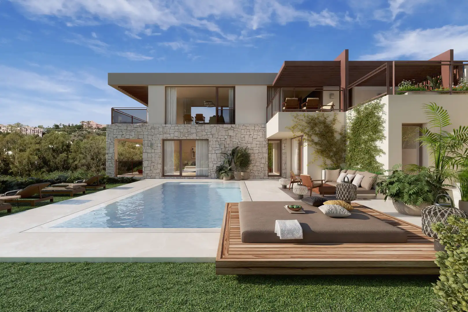 Casa amb piscina en venda a Benahavís pueblo