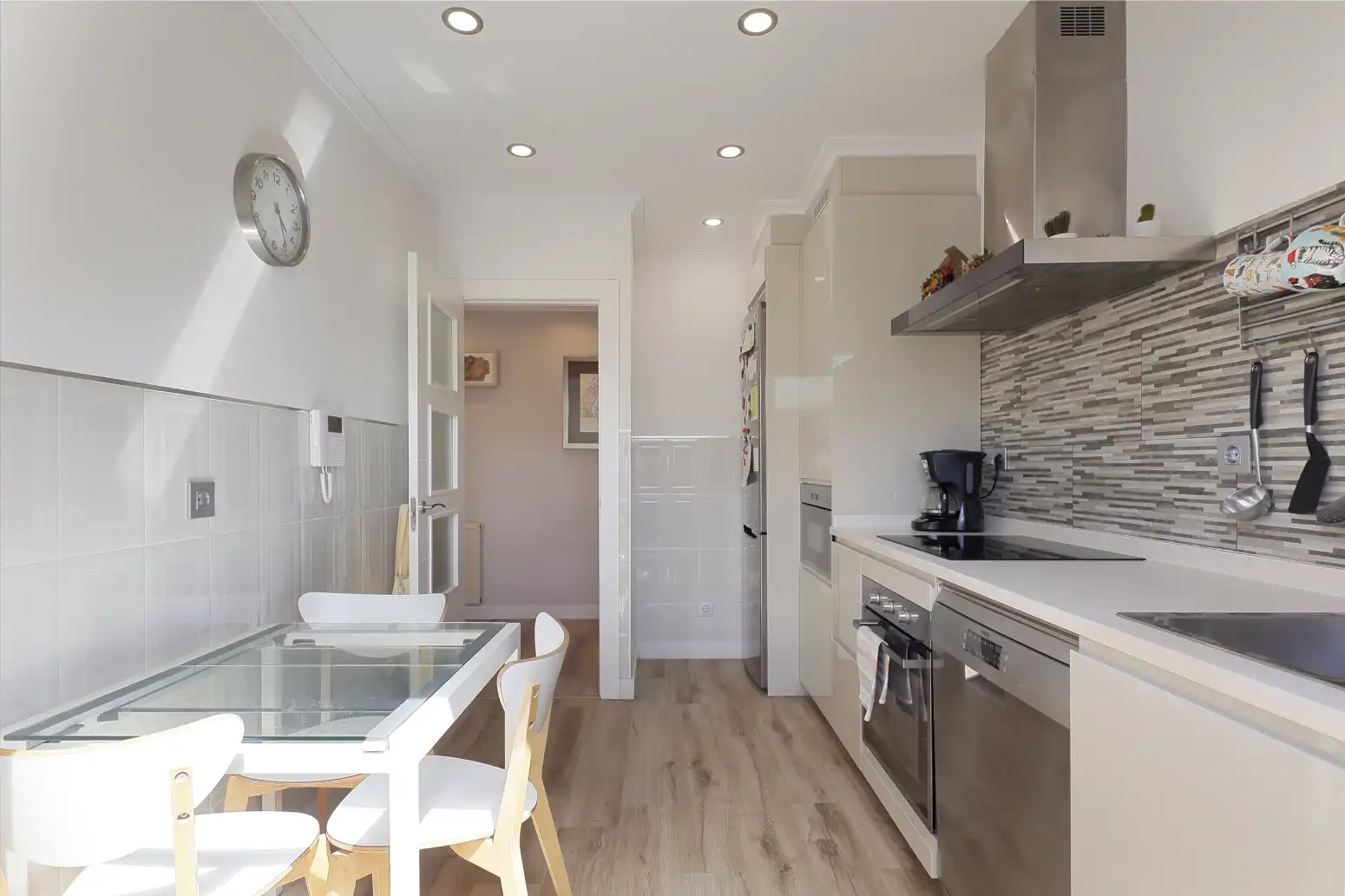 Küche von Wohnung zum Verkauf in Gijón  mit Heizung und Parkett