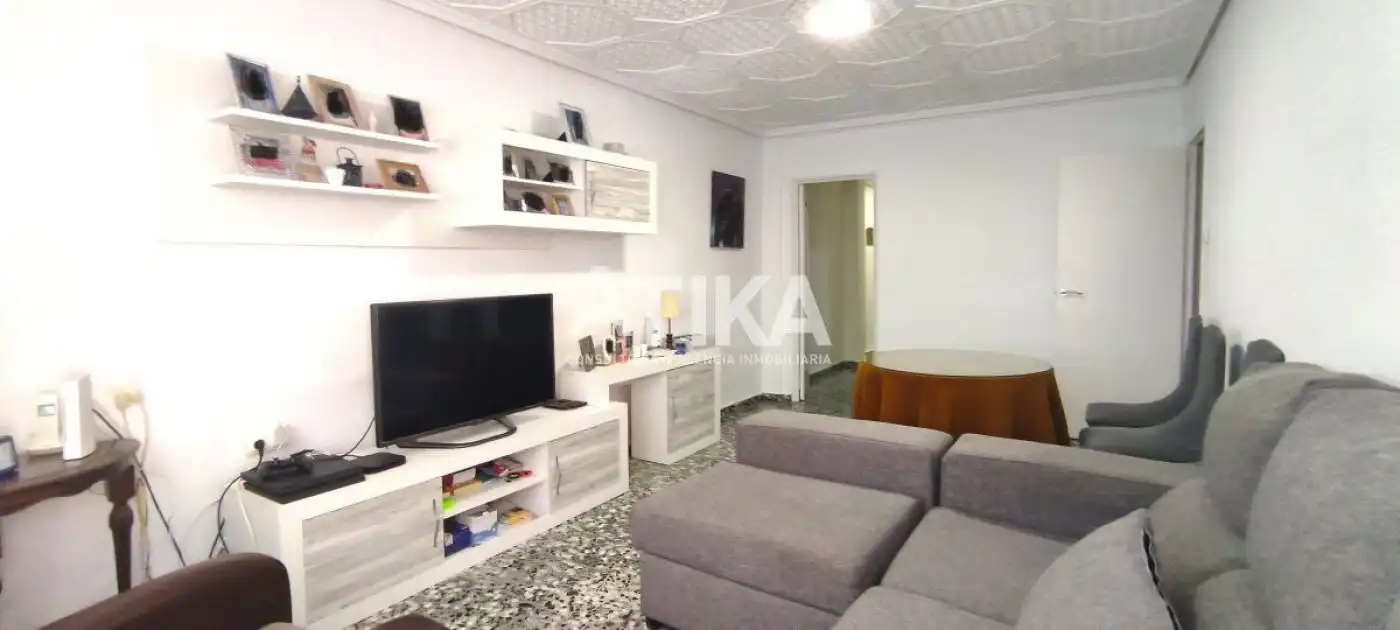 Sala de estar de Piso en venta en Ontinyent con Calefacción y Balcón