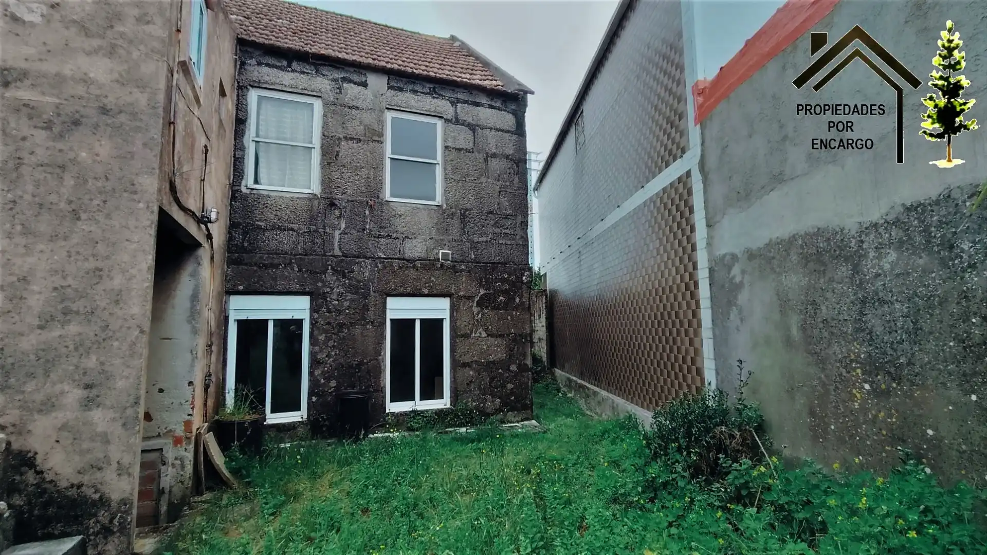 Vista exterior de Casa adosada en venta en Moaña con Jardín privado