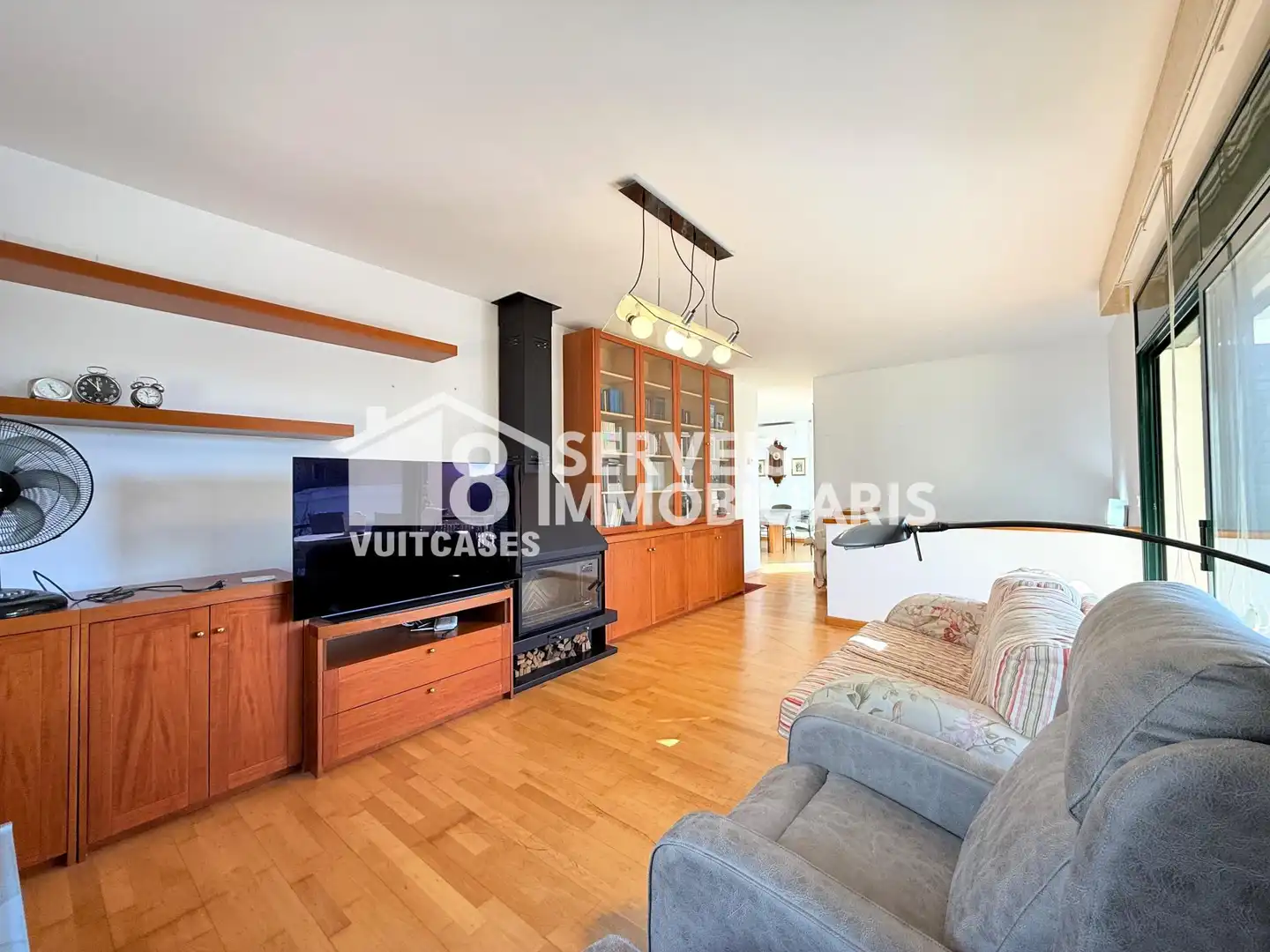 Sala de estar de Casa o chalet en venta en Sant Vicenç de Montalt con Calefacción, Jardín privado y Piscina