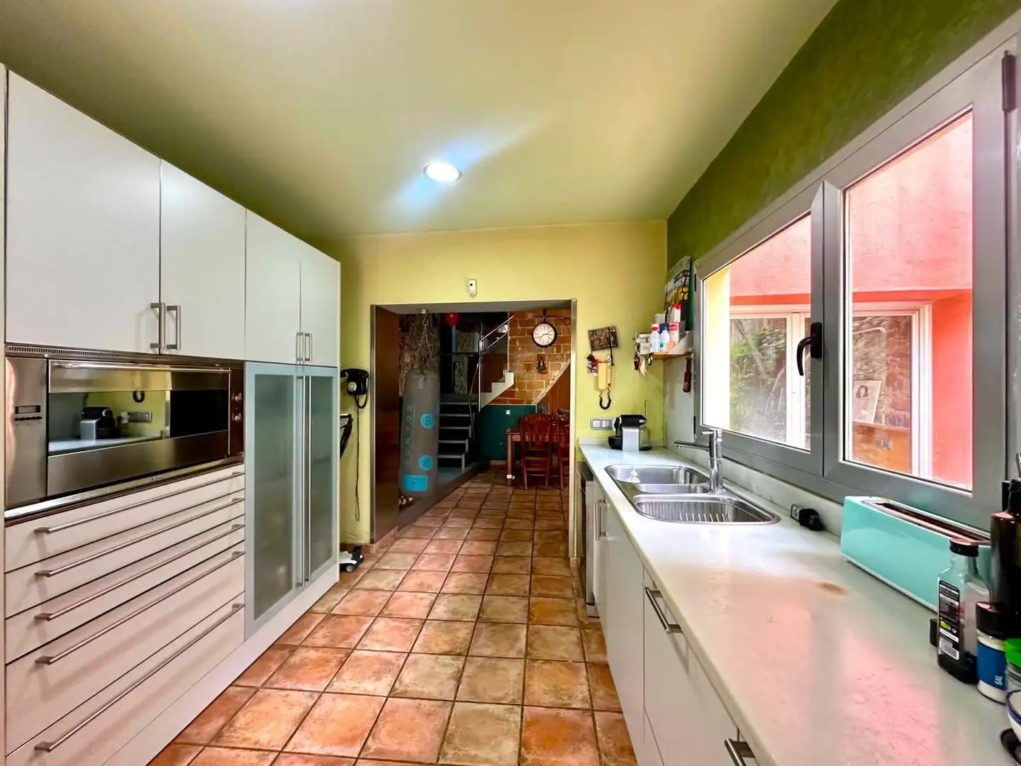 Küche von Haus oder Chalet zum Verkauf in Granollers mit Klimaanlage, Privatgarten und Terrasse
