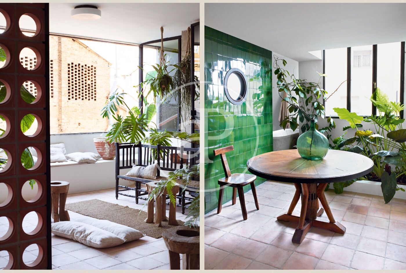 Garden of Flat for sale in  Barcelona Capital  with Heating, Terrace and Furnished