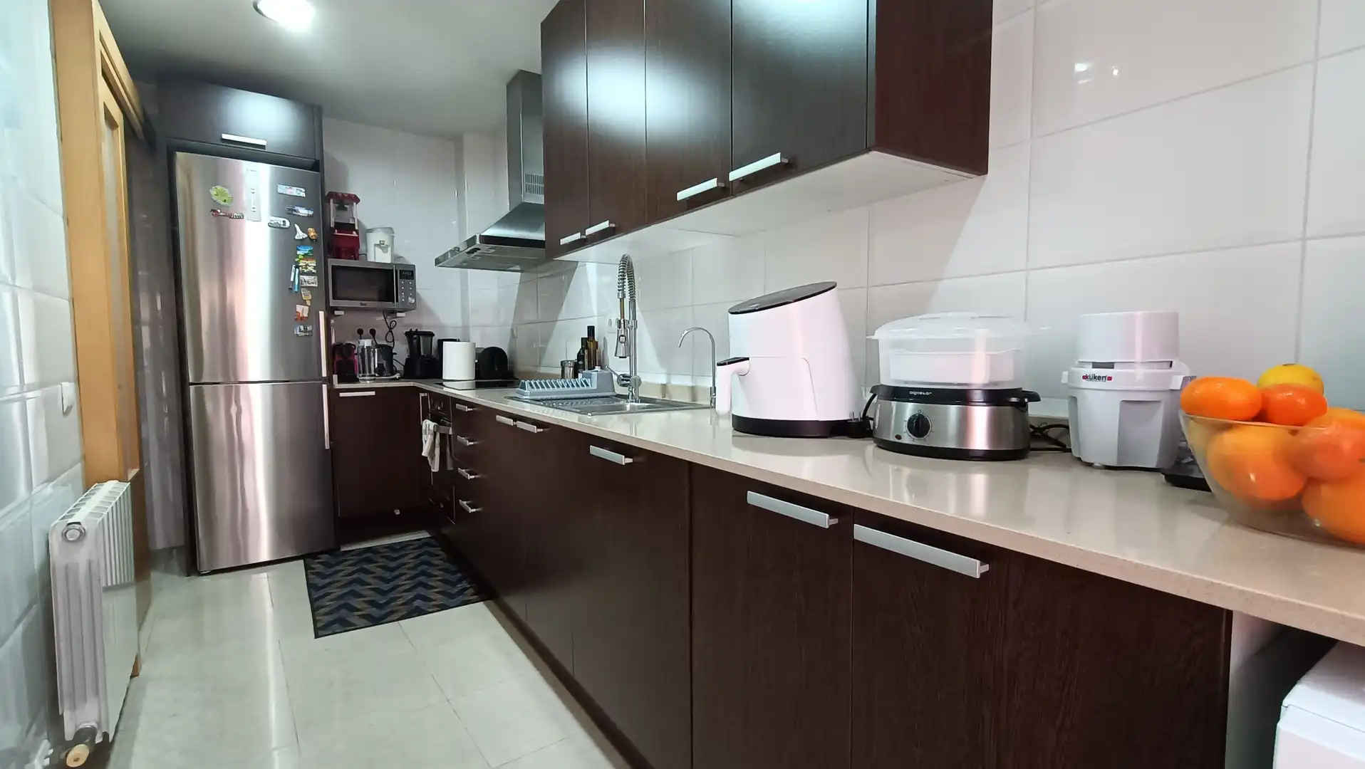 Cuina de Dúplex de lloguer en Terrassa amb Aire condicionat, Calefacció i Terrassa