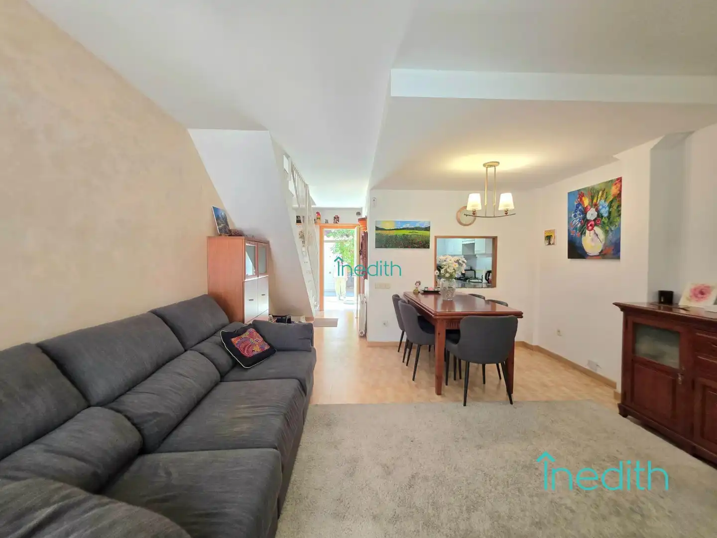 Sala d'estar de Casa o xalet en venda en Barcelona amb Aire condicionat, Calefacció i Terrassa