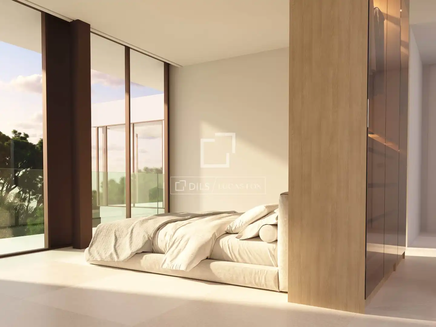 Bedroom of Houses for sale in Santa Eulària des Riu  with Air Conditioner, Heating and Private garden