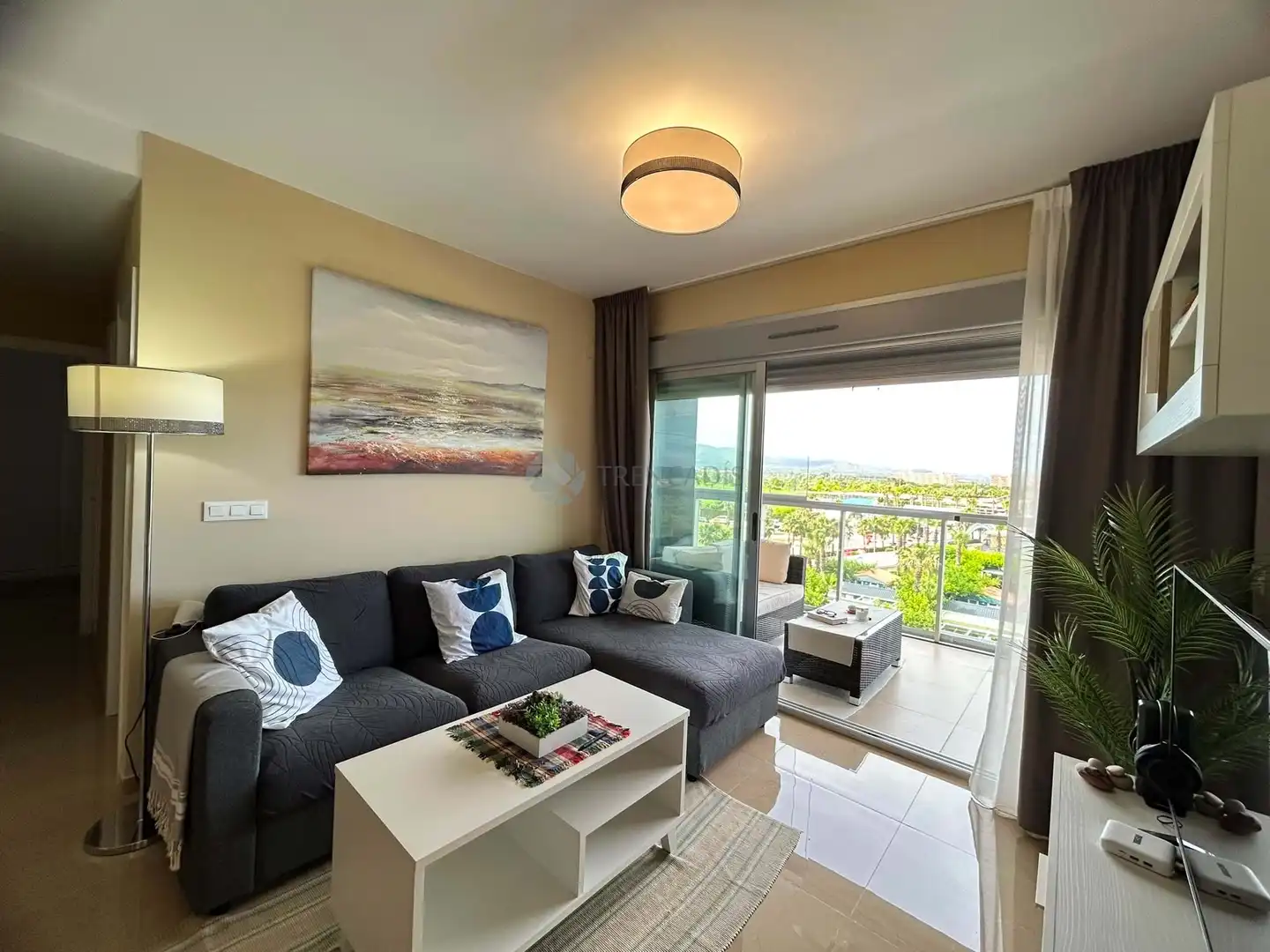 Living room of Flat for sale in Cabanes  with Air Conditioner, Terrace and Swimming Pool