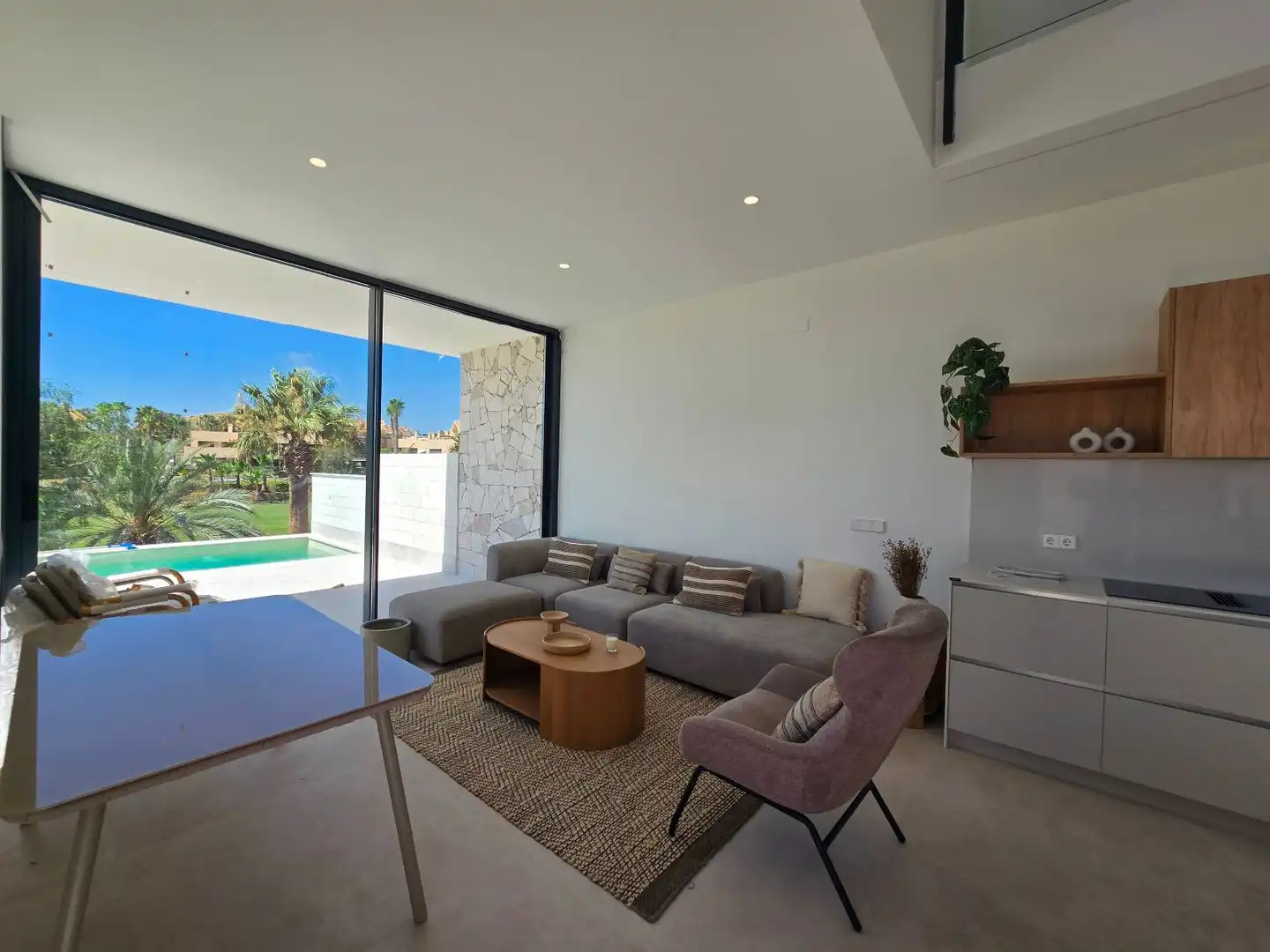 Sala de estar de Casa adosada en venta en Vera con Aire acondicionado, Jardín privado y Terraza