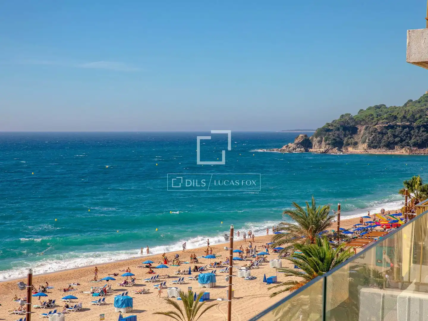 Terrasse von Wohnung zum Verkauf in Lloret de Mar mit Klimaanlage, Terrasse und Schwimmbad