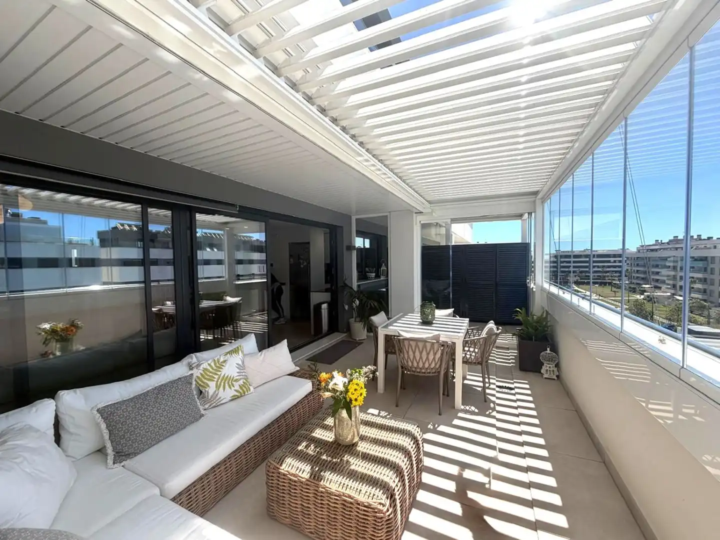 Terrasse von Dachboden zum Verkauf in Torremolinos mit Klimaanlage, Heizung und Terrasse