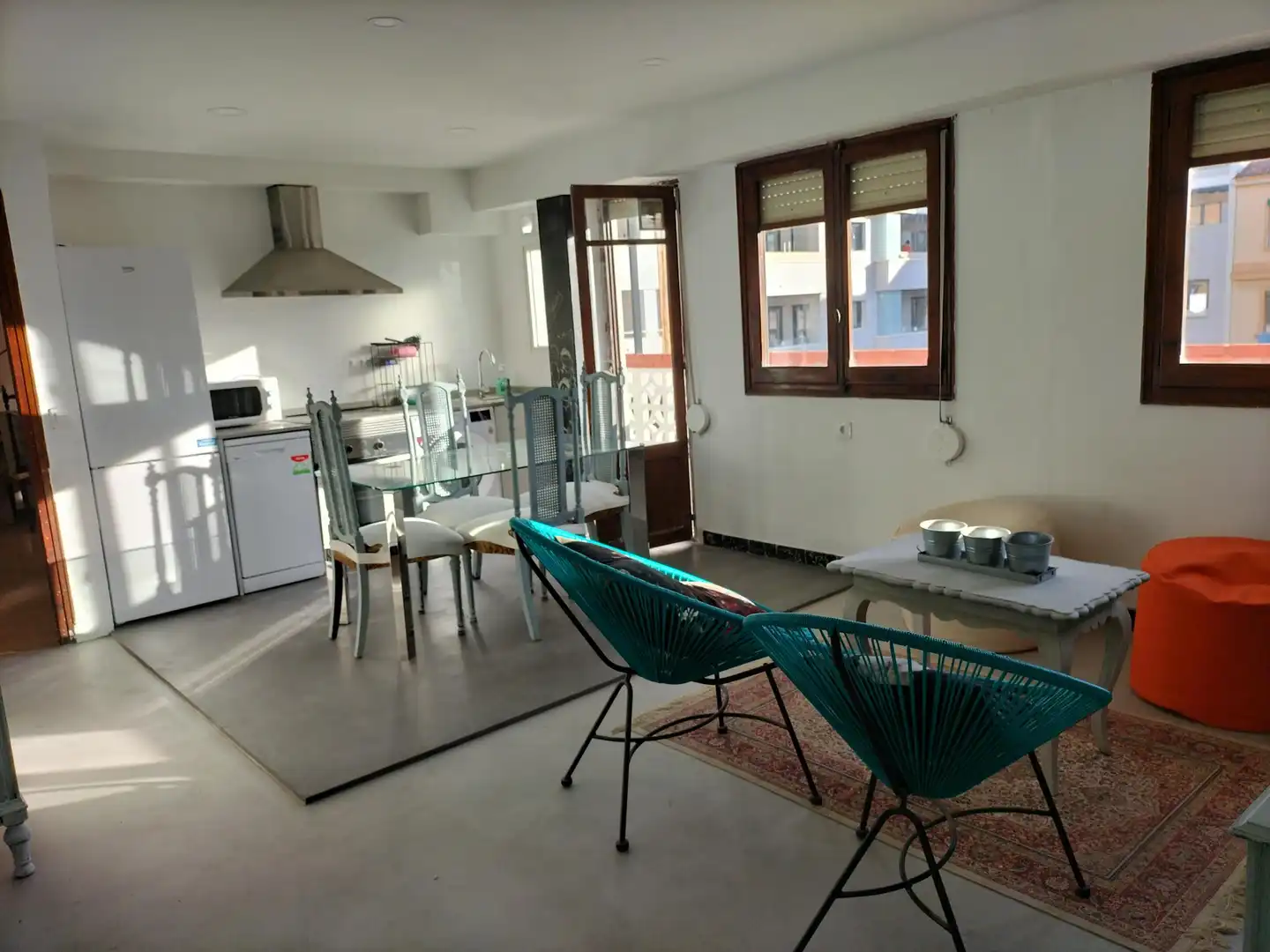 Sala de estar de Piso para compartir en Valencia con Calefacción, Amueblado y Lavadora