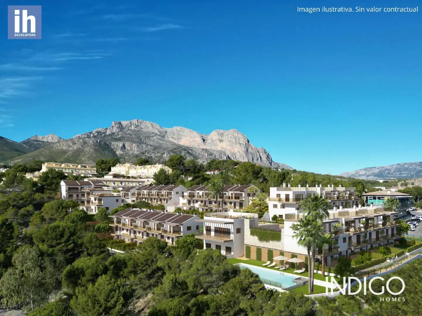 Terraced house with pool for sale in Serra Gelada, imagen 2