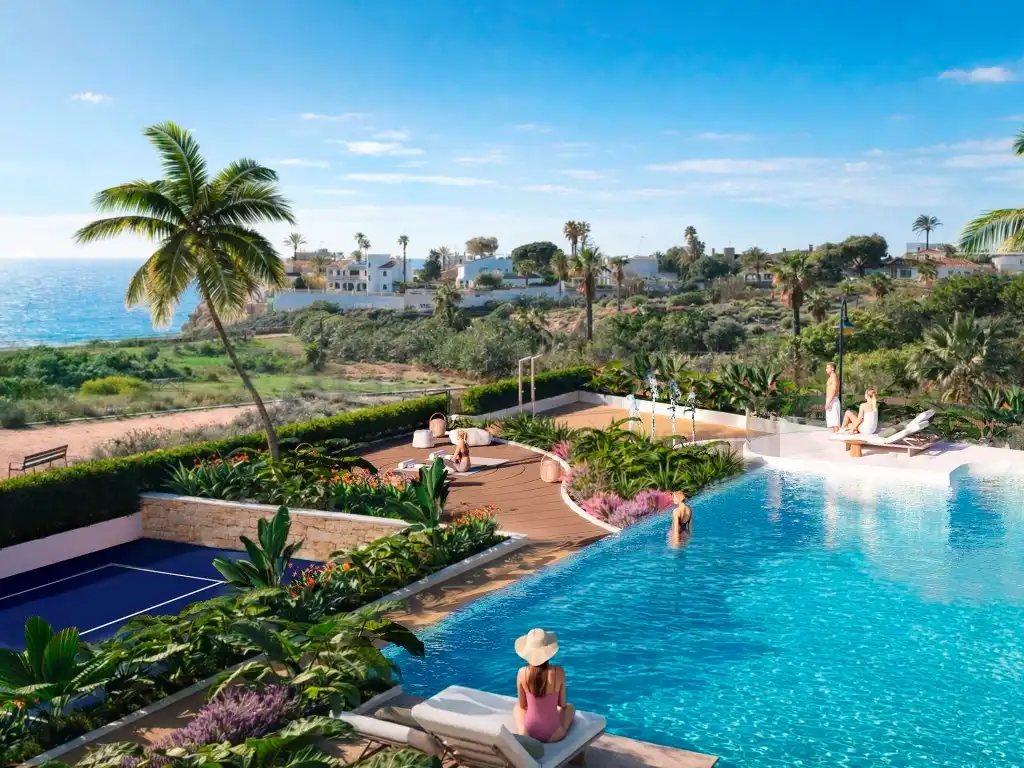 Piscina de Casa adosada en venda en El Campello amb Jardí privat i Piscina