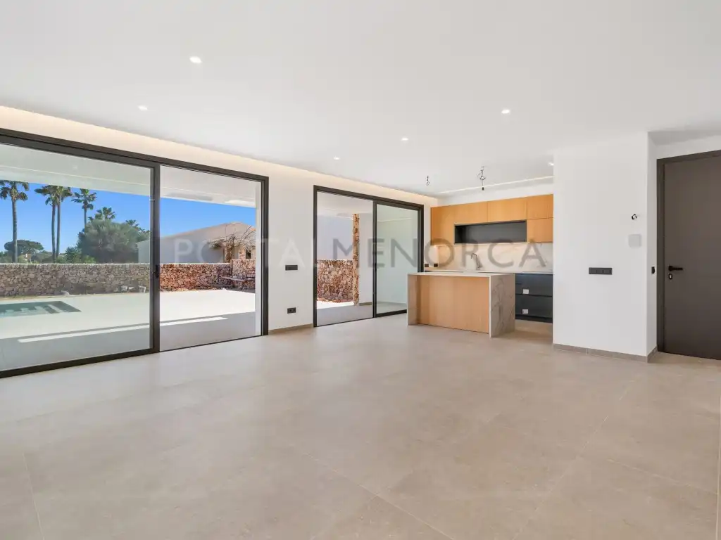 Sala de estar de Casa o chalet en venta en Ciutadella de Menorca con Piscina