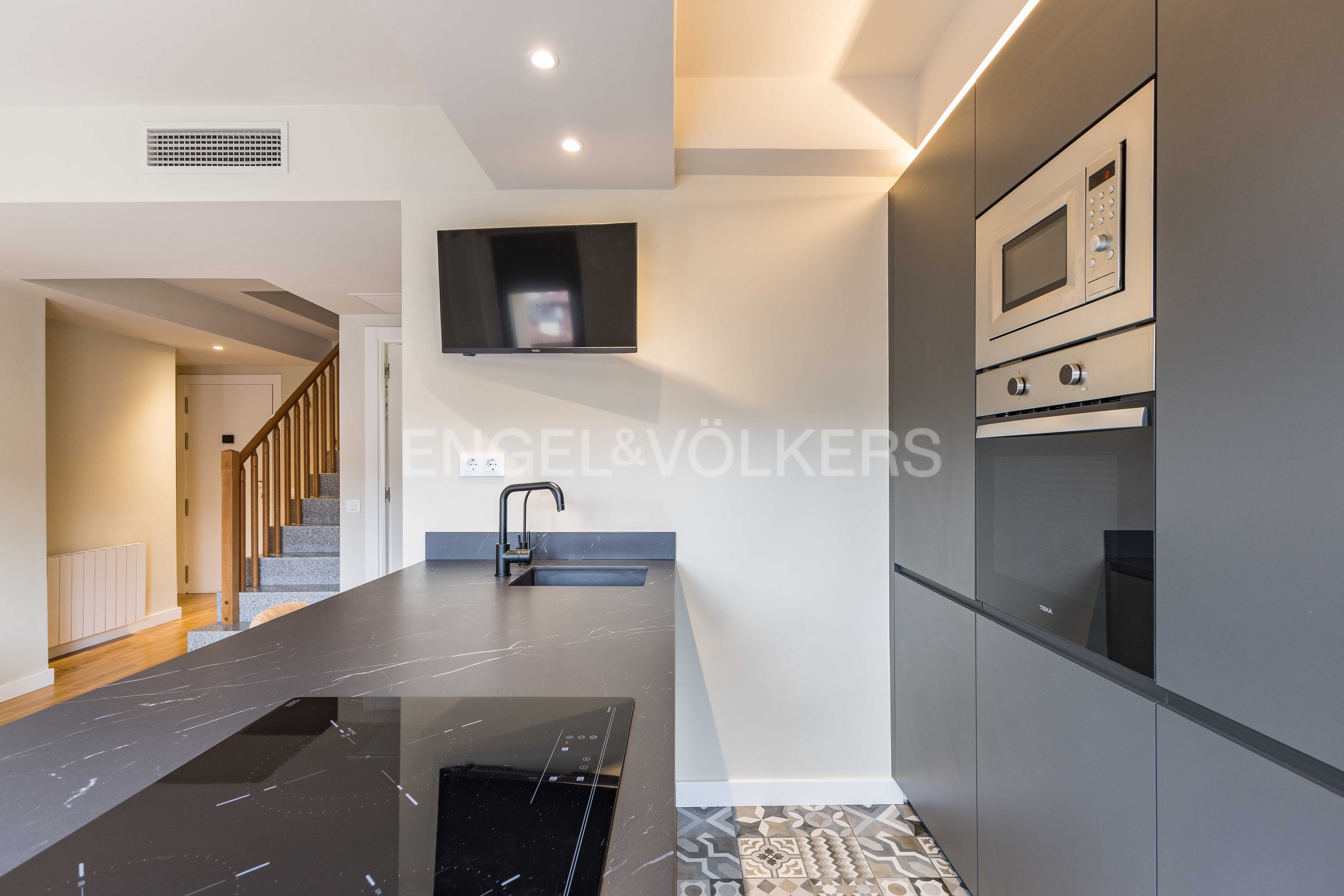 Kitchen of Duplex for sale in Begues  with Air Conditioner, Heating and Parquet flooring