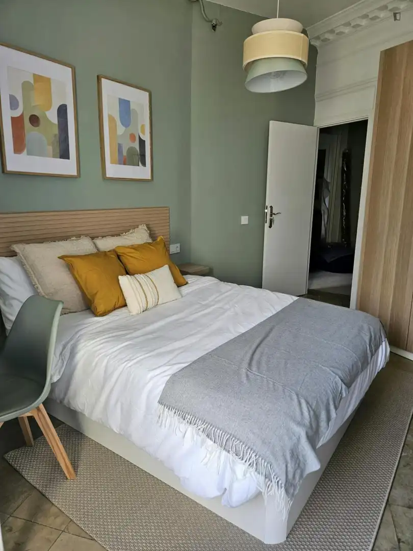 Habitación de Apartamento para compartir en Barcelona con Calefacción, Amueblado y Horno