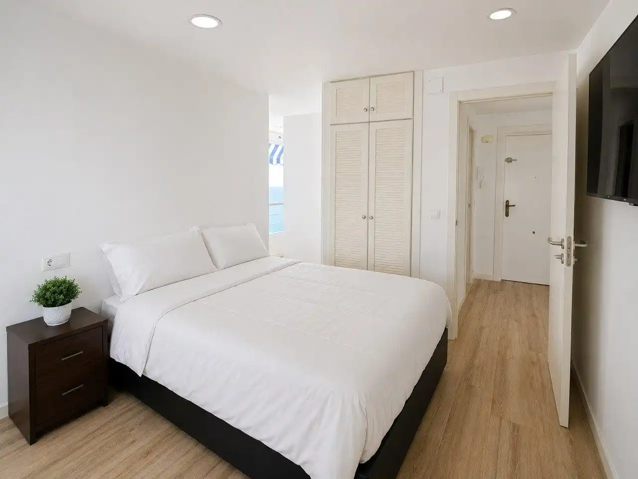 Bedroom of Flat for sale in Alicante / Alacant  with Air Conditioner, Heating and Private garden