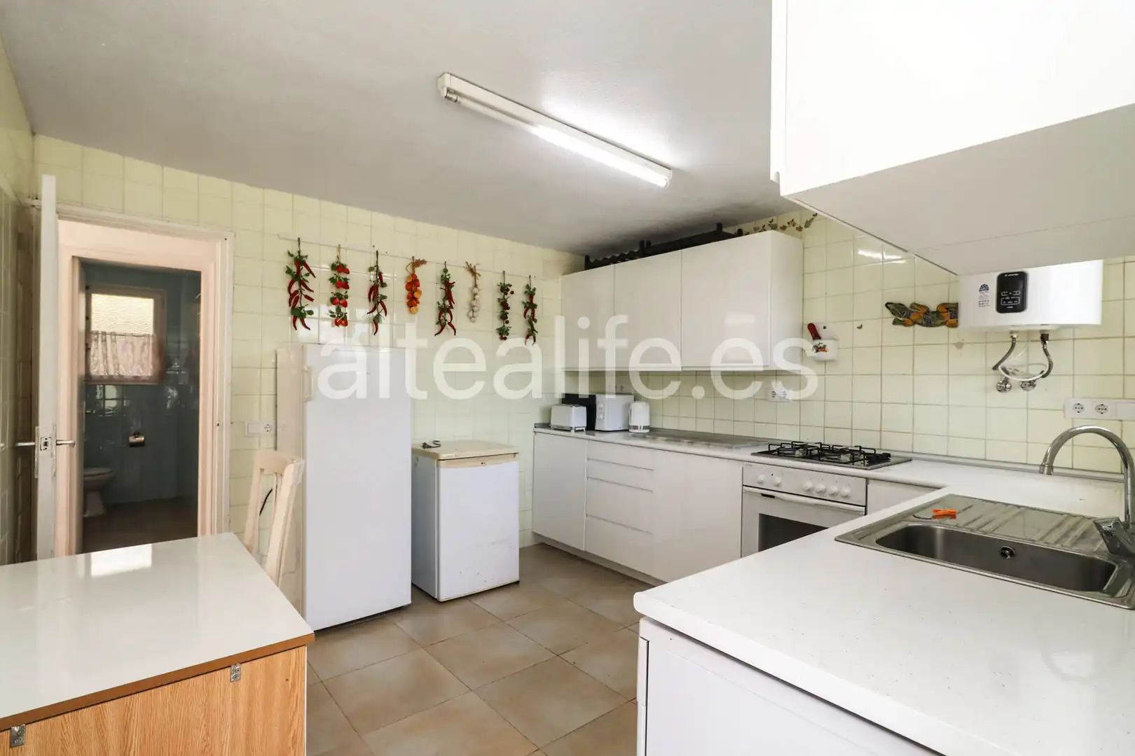 Cocina de Casa o chalet en venta en La Nucia con Aire acondicionado, Jardín privado y Terraza