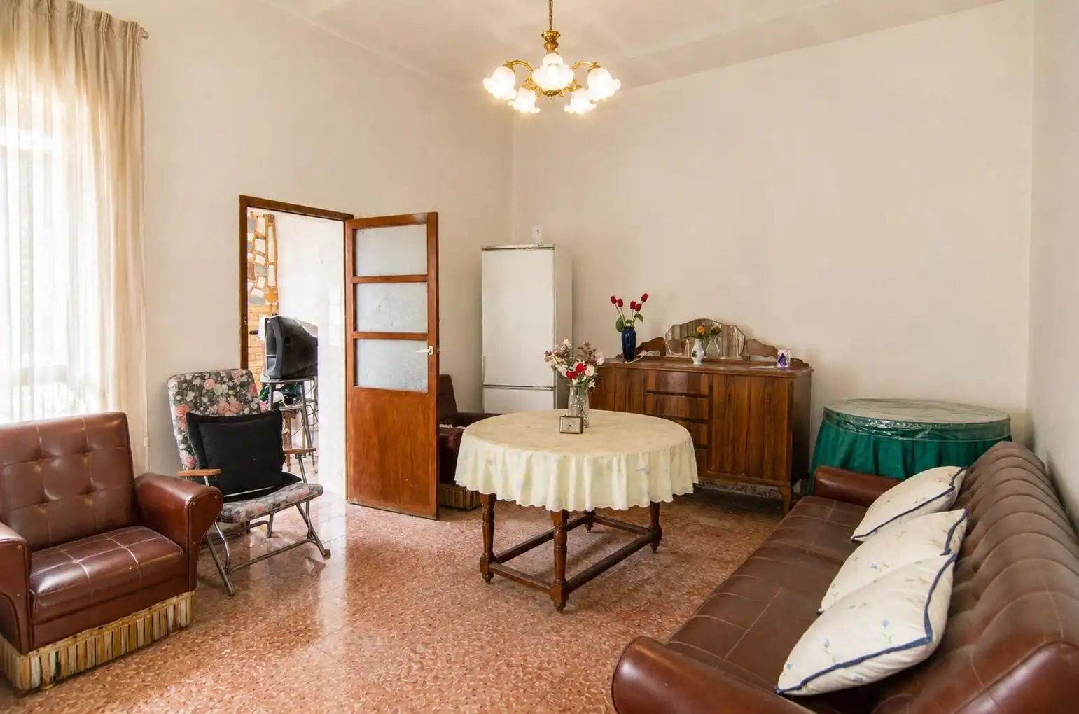 Sala de estar de Casa o chalet en venta en Murcia con Terraza, Balcón y Alarma