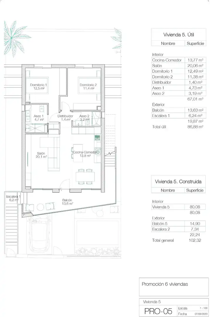 Apartments for sale in San Javier  with Air Conditioner, Heating and Private garden