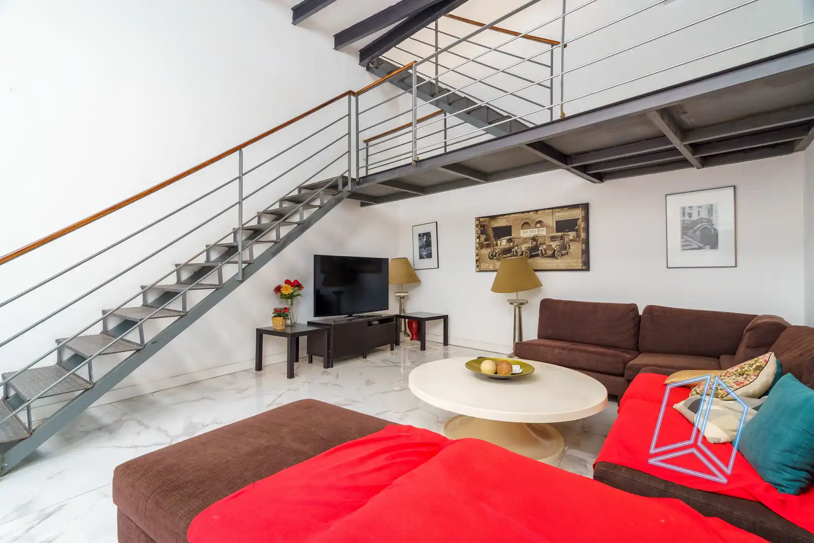 Wohnzimmer von Erdgeschoss zum Verkauf in Barcelona mit Terrasse