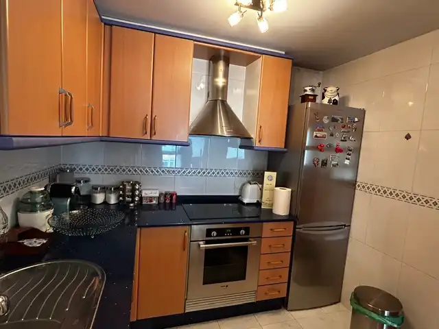 Kitchen of Flat for sale in Vilagarcía de Arousa  with Parquet flooring, Storage room and Furnished